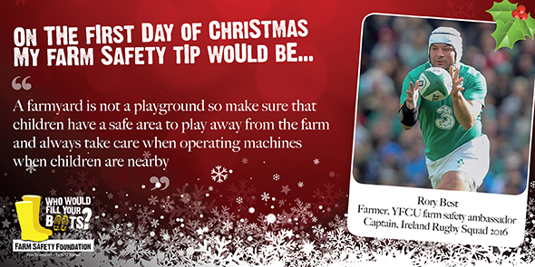 Farm Safety Foundation Christmas tweet